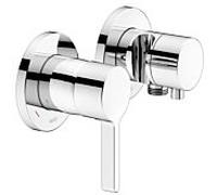 Keuco Edition 400 robinet de douche 51551011221 chromé , pour 2 Verbraucher , raccord encastré, avec coude mural et support de douche