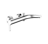 Keuco Edition 400 robinetterie de bain 51520050100 saillie 210mm, nickel brossé