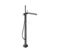 KEUCO EDITION 400 Mitigeur monocommandé pour bain pour montage indépendant, 51527130100, Couleur: Chrome noir brossé