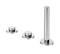 KEUCO Mitigeur baignoire EDITION 400 51530010500 sur rebord 3 trous monocommande Chromé