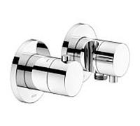 Keuco Edition 400 thermostat de douche 51553011231 chromé , pour 3 Verbraucher , avec coude mural et support de douche