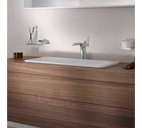 Keuco Edition 400 lavabo 31580311600 80x1,6x40cm, blanc avec CleanPlus, sans trop-plein