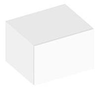 Keuco Edition 90 buffet 39025600000 60x40x48.5cm, 2000 façade coulissante, chêne gris foncé