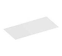 Keuco Edition 90 plaque de recouvrement 39028279000 120,2x0,6x48,6cm, pour buffet 120cm, blanc satiné