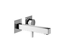 Keuco Edition 90 Square mural mitigeur lavabo 59116010200 Montage encastré, chromé, sans garniture de vidange , saillie 200 mm