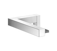 Keuco Edition 90 Square Porte-Papier Toilette, Forme Ouverte, chromé | rigide, avec vis et chevilles, porte-papier hygiénique pour percer