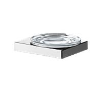 Keuco Edition 90 Square savon 19155019000 complet avec porte-savon en cristal véritable, chromé