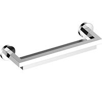 Keuco EDITION 90 tablette de douche 34 cm, avec raclette, aluminium chromé, Made in Germany, vis et chevilles incluses, tablette de douche à percer