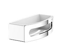 Tablette de douche KEUCO ELEGANCE, fixation cachée, 11658010000, Couleur: chromé / blanc