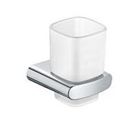 Porte-verre KEUCO ELEGANCE, verre en cristal véritable mat, chromé, 11650019000