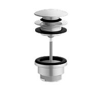 Keuco garniture de vidange Universal 59902170000 Push Open 2000 2000 /4", finition aluminium