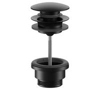 KEUCO Garniture d'écoulement, filetage de raccordement G 1/4, 59902370000, Couleur: Noir Mat