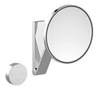 Keuco iLook_move miroir cosmétique 17612079002 beleuchtet , Ø 212 mm, finition inox, transformateur UP