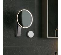 KEUCO Miroir de soins iLook_move 17612019002 éclairé rond lumière réglable panneau verre, Chromé