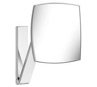 KEUCO iLook_move Miroir de soins de beauté, sans éclairage, angulaire, montage mural, 17613010000, Couleur: Chromé