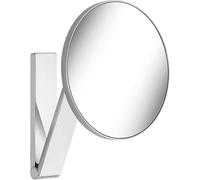 KEUCO Miroir de soins de beauté iLook_move montage mural rond 5x sans éclairage Chromé 17612010000
