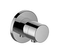 Robinet Keuco IXMO 59556, inverseur 2 voies avec raccord de flexible encastrÃ©, rosace ronde, poignÃ©e Puro, sans arrÃªt, Coloris: ChromÃ© - 59556010101