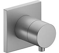 Keuco Ixmo 59557171002 Vanne d'arrêt / inverseur 2 voies dissimulée, poignée Comfort , carrée, finition aluminium