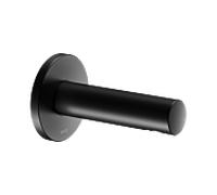 KEUCO IXMO Bec déverseur pour baignoire, rosace ronde, saillie 130mm, 59545370001, Couleur: Noir Mat