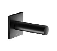 KEUCO Bec déverseur baignoire IXMO – rosace carrée, saillie 130 mm – Noir mat