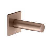 KEUCO IXMO Bec déverseur pour baignoire, rosace carrée, saillie 130mm, 59545290002, Couleur: rouge or brossÃ©