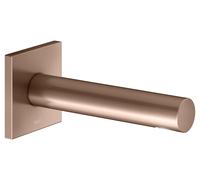 KEUCO IXMO Bec déverseur pour baignoire, rosace carrée, saillie 180mm, 59545290102, Couleur: rouge or brossÃ©