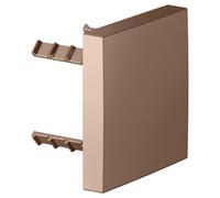 KEUCO IXMO Cache carré pour rupteur de tuyau, 59949290002, Couleur: rouge or brossÃ©