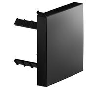 KEUCO IXMO Cache carré pour rupteur de tuyau, 59949370002, Couleur: Noir Mat
