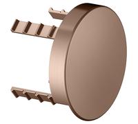 KEUCO IXMO Cache rond pour clapet anti-retour, 59949290001, Couleur: rouge or brossé