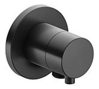 Keuco IXMO Comfort inverseur 3 voies 59548131101 UP Vanne d'inversion 3 voies, ronde, raccord de tuyau, chrome noir brossé