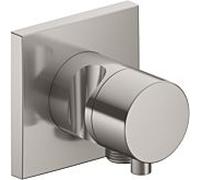 Keuco IXMO Comfort robinet à encastrer 59541071202 finition inox, installation encastrée, carré, raccord de tuyau/support de douche