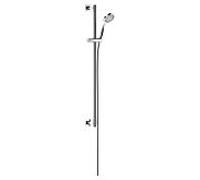 Keuco Ixmo ensemble de douche 59587170922 finition aluminium, avec mitigeur de douche, rosace carrée