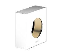 KEUCO rosace de prolongation pour vannes encastrées, forme de rosace carrée, 59551010282, Couleur: Chromé