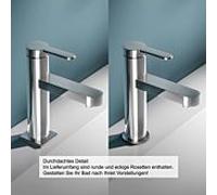 KEUCO Mitigeur monocommandé IXMO Flat pour lavabo 210 saillie 159 mm sans vidage à tirette Chromé