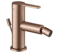 KEUCO IXMO Flat Mitigeur monocommandé pour bidet, avec vidage à tirette, saillie 110mm, 59509293000, Couleur: rouge or brossÃ©