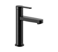 KEUCO Mitigeur lavabo IXMO Flat monocommandé – projection 124 mm – sans vidage – Noir mat