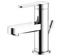 KEUCO IXMO Flat Mitigeur monocommandé pour lavabo 60, avec vidage à tirette, saillie 89mm, 59504013000, Couleur: Chromé