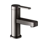 KEUCO IXMO Flat Mitigeur monocommandé pour lavabo 60, sans vidage à tirette, saillie 89mm, 59504353100, Couleur: noir titane brossé