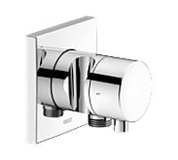 KEUCO Inverseur encastré IXMO 59557011202 - 2 voies, support douche carré, chromé