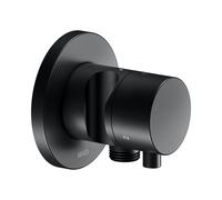 KEUCO Vanne d'inversion à encastrer IXMO 3 consommateurs Poignée Comfort Rosace ronde Noir Mat