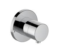 KEUCO IXMO Vanne d'inà encastrer pour 3 consommateurs avec poignée Comfort, avec arrêt, rosace ronde, 59549011001, Couleur: Chromé