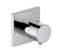 KEUCO IXMO Vanne d'inà encastrer pour 3 consommateurs, poignée Comfort, rosace carrée, Chromé