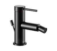 KEUCO Mitigeur bidet IXMO 59509372000 – Monocommande, saillie 110 mm, vidage à tirette – Noir mat