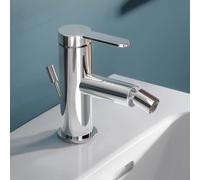 KEUCO Mitigeur monocommande bidet IXMO Flat 59509013000 - saillie 110mm, vidage à tirette, chromé