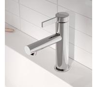 KEUCO Mitigeur lavabo IXMO Pure 100, projection 110 mm, sans garniture de vidange, chromé