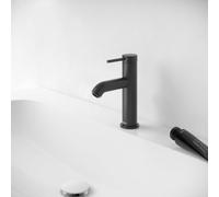 KEUCO Mitigeur lavabo IXMO Soft 130 – monocommande, sans vidage à tirette, saillie 129mm – Noir mat