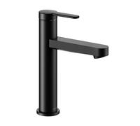 KEUCO Mitigeur lavabo IXMO Flat monocommandé – projection 124 mm – sans vidage – Noir mat
