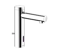 KEUCO Mitigeur électronique de lavabo IXMO 130 – à piles, sans vidage, saillie 124 mm, Chromé