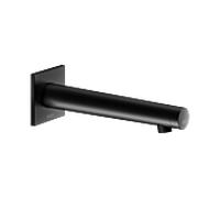 Keuco Ixmo mitigeur de lavabo électronique 59517371102 noir mat, encastré, fonctionnement sur secteur, saillie 225 mm, rosace carrée
