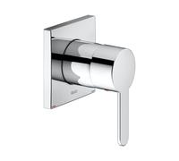 KEUCO IXMO Flat Mitigeur monocommandé encastré, rosace carrée, 59551010302, Couleur: Chromé